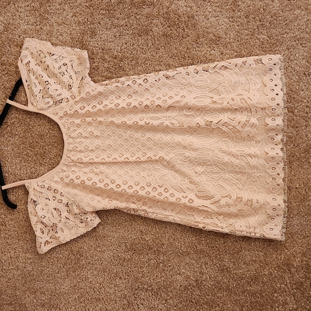 Women's Off Shoulder Dress w/Slip Under